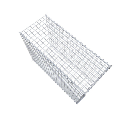 Add-on schanskorf type 2 100 cm x 70 cm x 40 cm (L x H x D), maaswijdte 5 cm x 5 cm, spiraalvormig