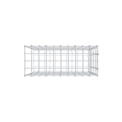 Anbaugabione Typ 2 50 cm x 50 cm x 20 cm, Maschenweite 5 cm x 10 cm, C-Ring