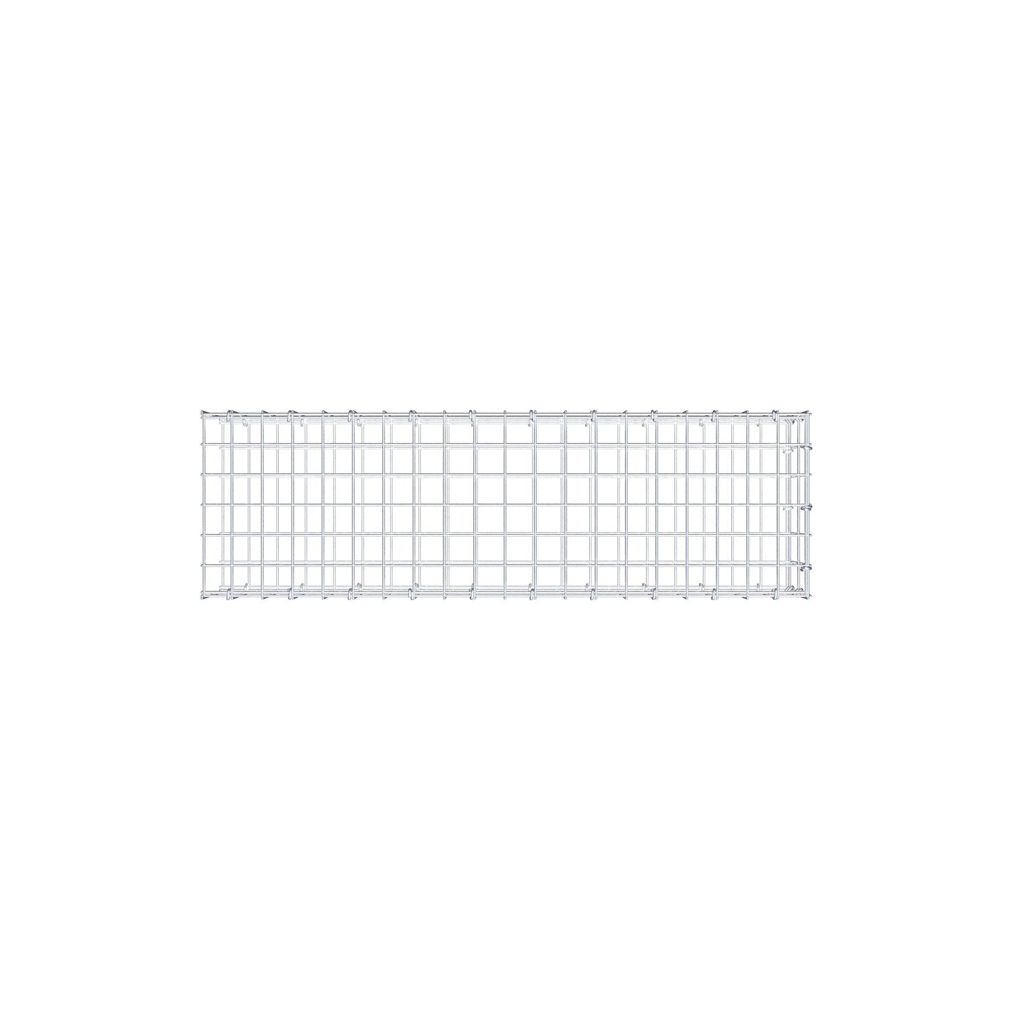 Anbaugabione Typ 2 100 cm x 20 cm x 30 cm, Maschenweite 5 cm x 10 cm, C-Ring