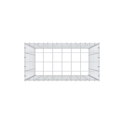 Gabbione aggiuntivo di tipo 3 100 cm x 80 cm x 40 cm (L x H x P), maglia 10 cm x 10 cm, anello a C