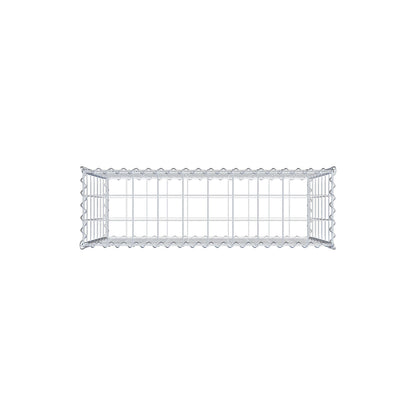 Gabião 100 cm x 70 cm x 30 cm (C x A x P), malhagem 10 cm x 10 cm, espiral