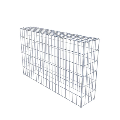 Gabbione aggiuntivo di tipo 3 100 cm x 60 cm x 20 cm (L x H x P), maglia 5 cm x 10 cm, anello a C