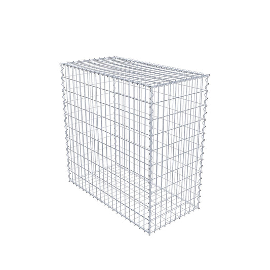 2er Set Gabionen 100 cm x 100 cm x 50 cm (L x H x T), Maschenweite 5 x 10 cm, Spirale