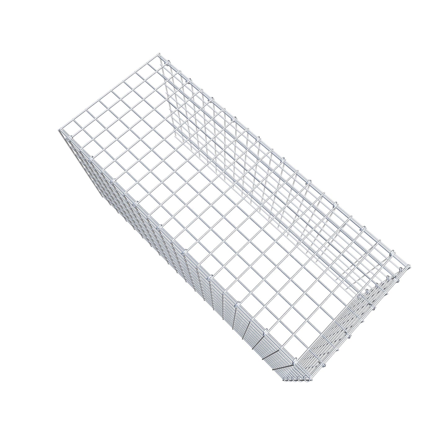 Gabião Tipo 4 100 cm x 50 cm x 40 cm (C x A x P), malhagem 5 cm x 5 cm, anel C