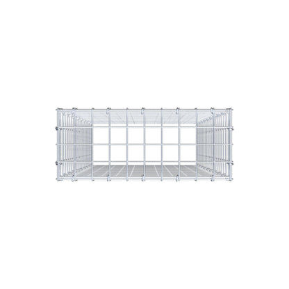 Fourche rapportée type 3 100 cm x 50 cm x 20 cm (L x H x P), mailles 5 cm x 5 cm, anneau C
