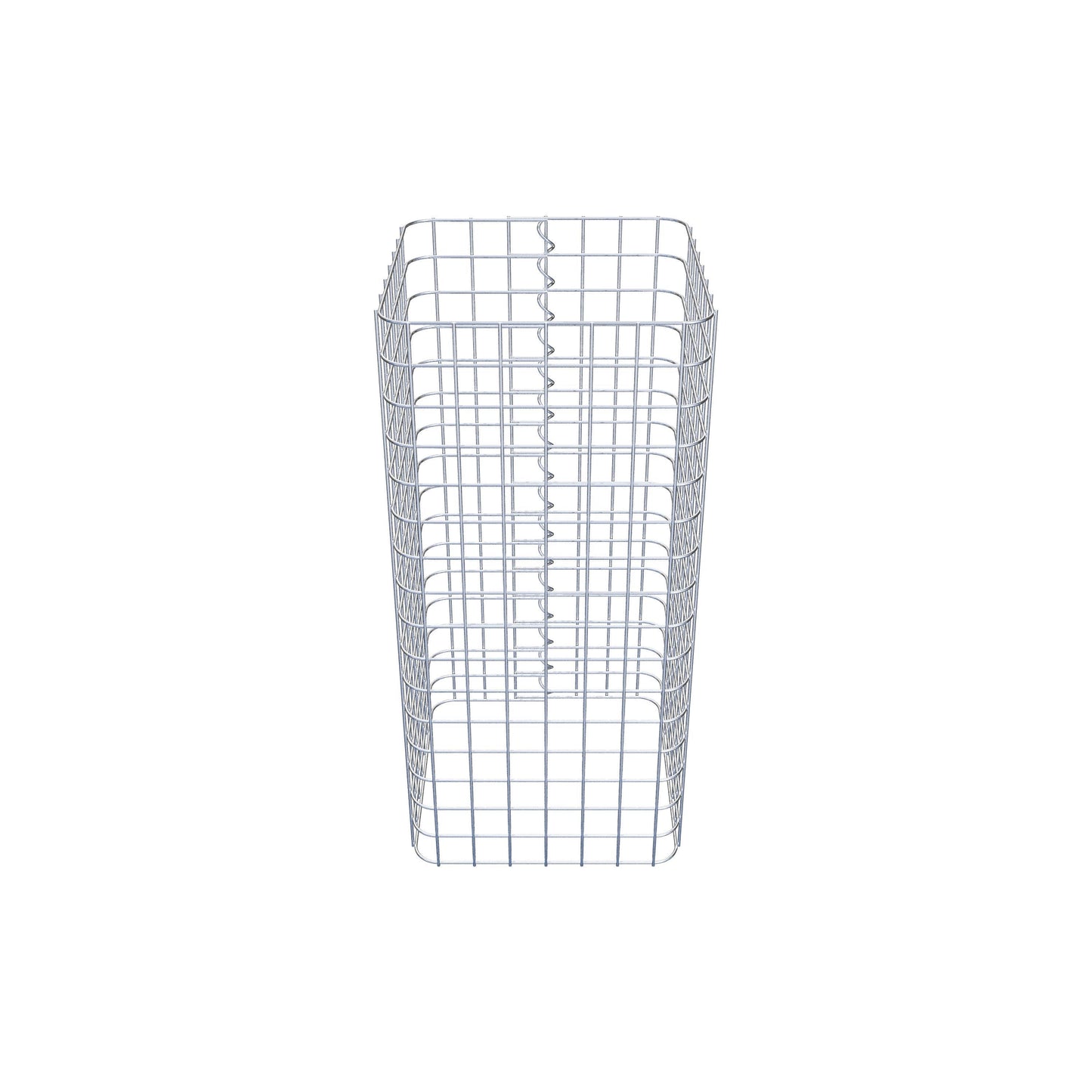 Gabionensäule eckig 37 cm x 37 cm, 80 cm Höhe, MW 5 cm x 5 cm
