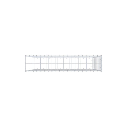Add-on schanskorf type 2 100 cm x 100 cm x 20 cm (L x H x D), maaswijdte 10 cm x 10 cm, C-ring