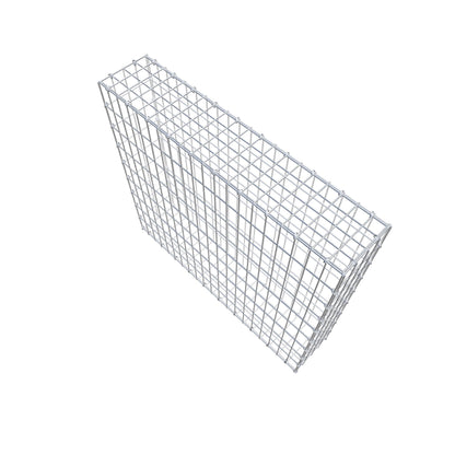 Gabião 100 cm x 90 cm x 20 cm (C x A x P), malhagem 5 cm x 10 cm, anel C