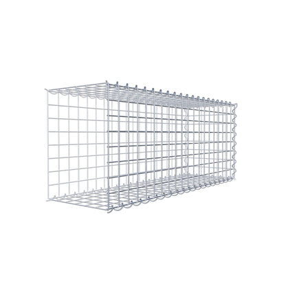 Opvokset gabion type 2 100 cm x 40 cm x 30 cm (L x H x D), maskestørrelse 5 cm x 5 cm, spiral