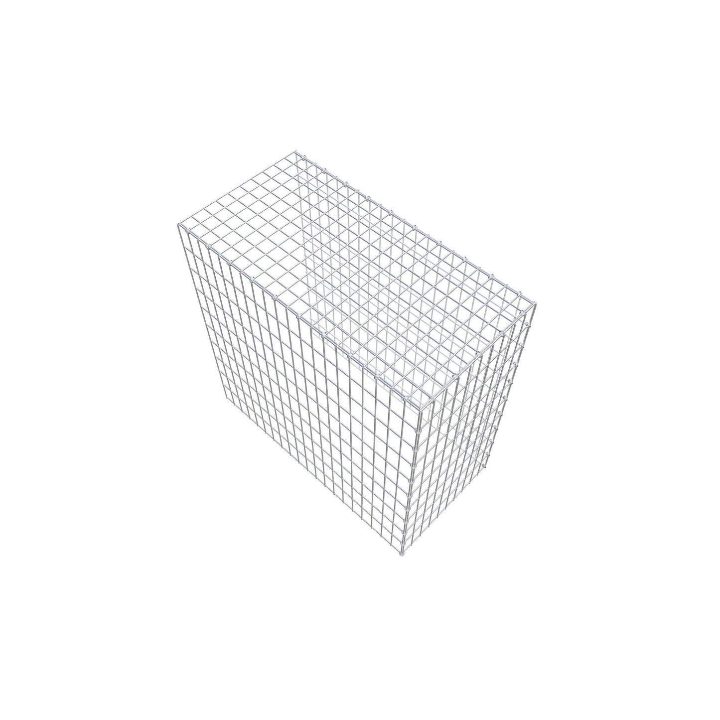 Gabião Tipo 4 100 cm x 100 cm x 50 cm (C x A x P), malhagem 5 cm x 10 cm, anel C