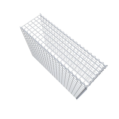 Gabbione aggiuntivo tipo 4 100 cm x 70 cm x 30 cm (L x H x P), dimensione maglia 5 cm x 5 cm, a spirale