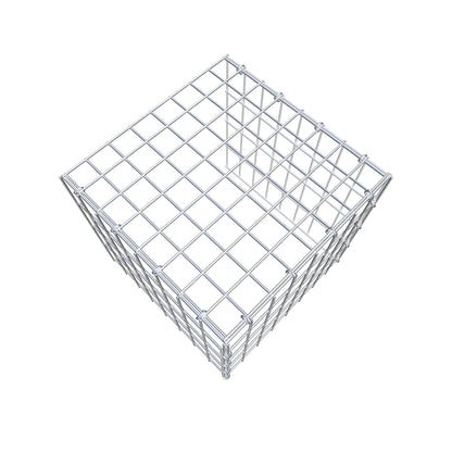 Gabião Tipo 4 40 cm x 40 cm x 40 cm (C x A x P), malhagem 5 cm x 10 cm, anel C