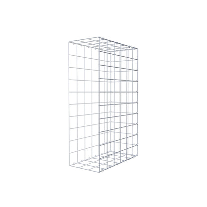 Anbaugabione Typ 2 100 cm x 60 cm x 30 cm (L x H x T), Maschenweite 10 cm x 10 cm, C-Ring