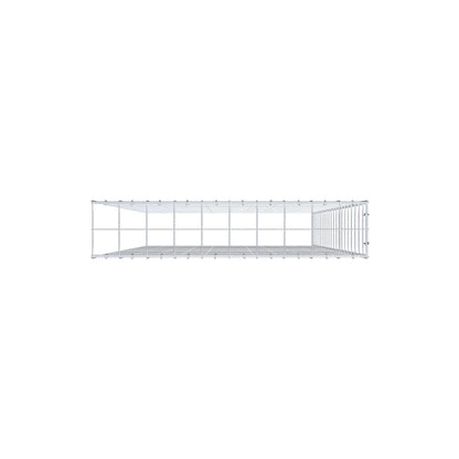 Monteret gabion type 4 200 cm x 100 cm x 20 cm (L x H x D), maskestørrelse 10 cm x 10 cm, C-ring