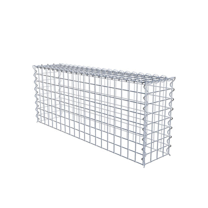 Gabião tipo 3 100 cm x 40 cm x 20 cm (C x A x P), malhagem 5 cm x 5 cm, espiral