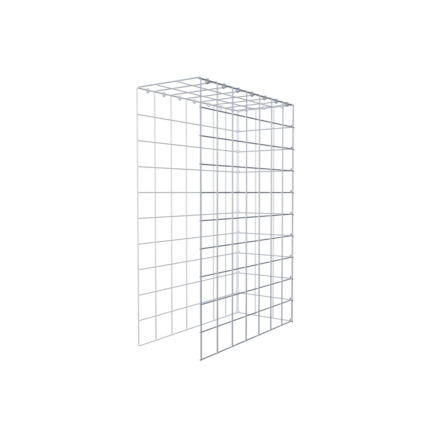 Gabião Tipo 4 100 cm x 70 cm x 30 cm (C x A x P), malhagem 10 cm x 10 cm, anel C