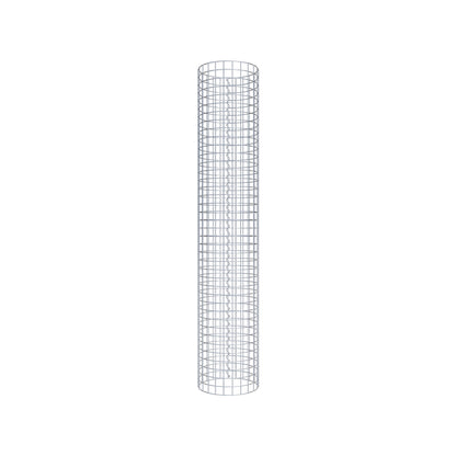 Gabionensäule rund 37 cm Durchmesser, 200 cm Höhe, Maschenweite 5 cm x 5 cm
