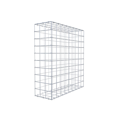 Gabião 100 cm x 90 cm x 30 cm (C x A x P), malhagem 10 cm x 10 cm, anel C