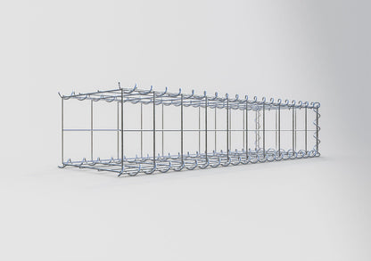 Anbaugabione Typ 2 100 cm x 20 cm x 30 cm (L x H x T), Maschenweite 10 cm x 10 cm, Spirale