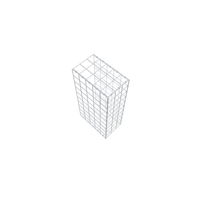 Fourche rapportée type 2 100 cm x 50 cm x 30 cm (L x H x P), mailles 10 cm x 10 cm, anneau C