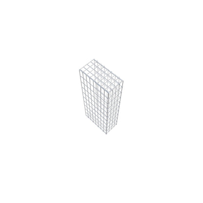 Monteret gabion type 2 100 cm x 40 cm x 20 cm, maskestørrelse 5 cm x 10 cm, C-ring