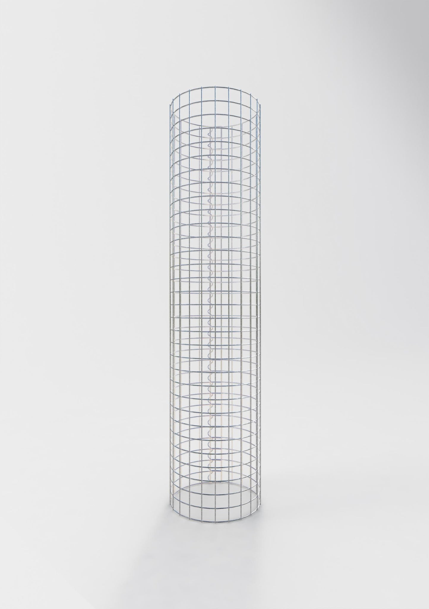 Gabionensäule rund 37  cm Durchmesser, 160  cm Höhe, Maschenweite 5 cm x 5 cm